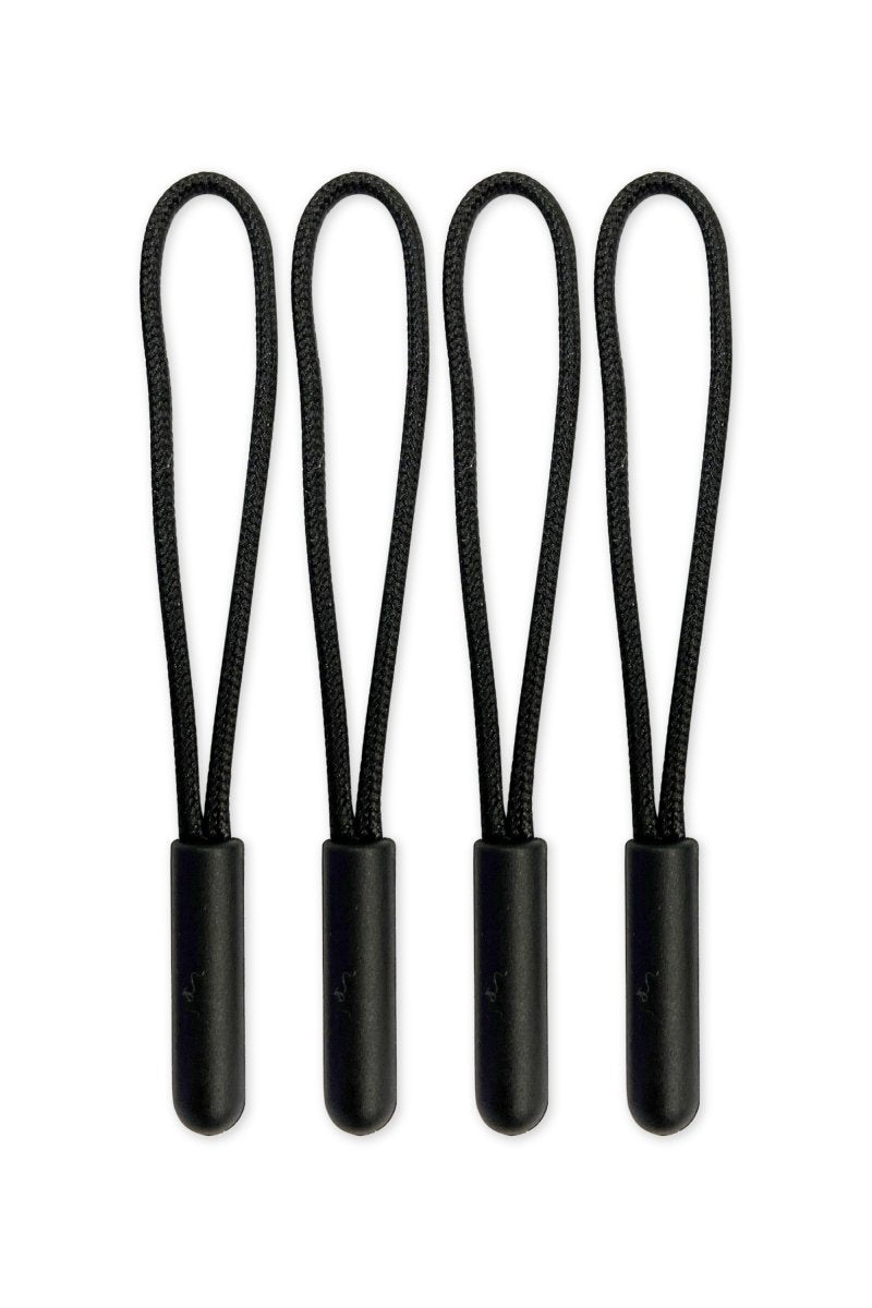 ZIPPER PULL CORDS SCHWARZ