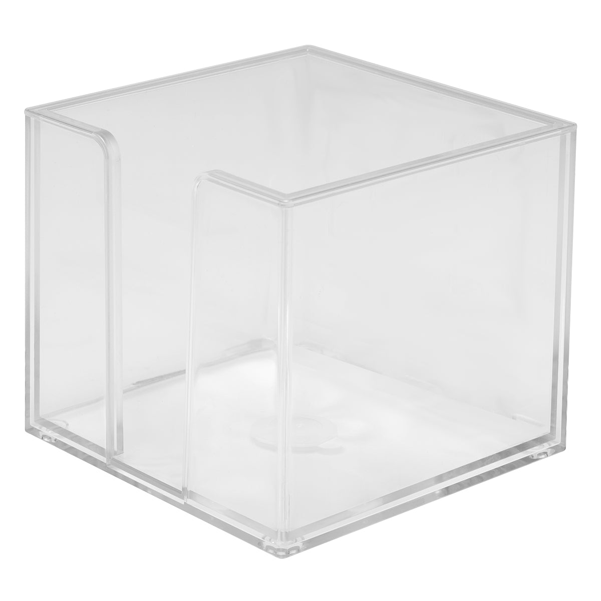 Zettelbox "Sigma", doppelwandig glasklar