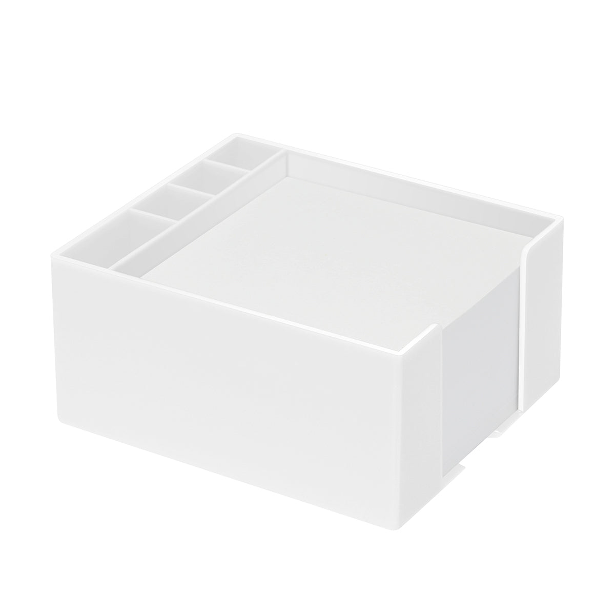Zettelbox mit Köcher "Ypsilon" weiß