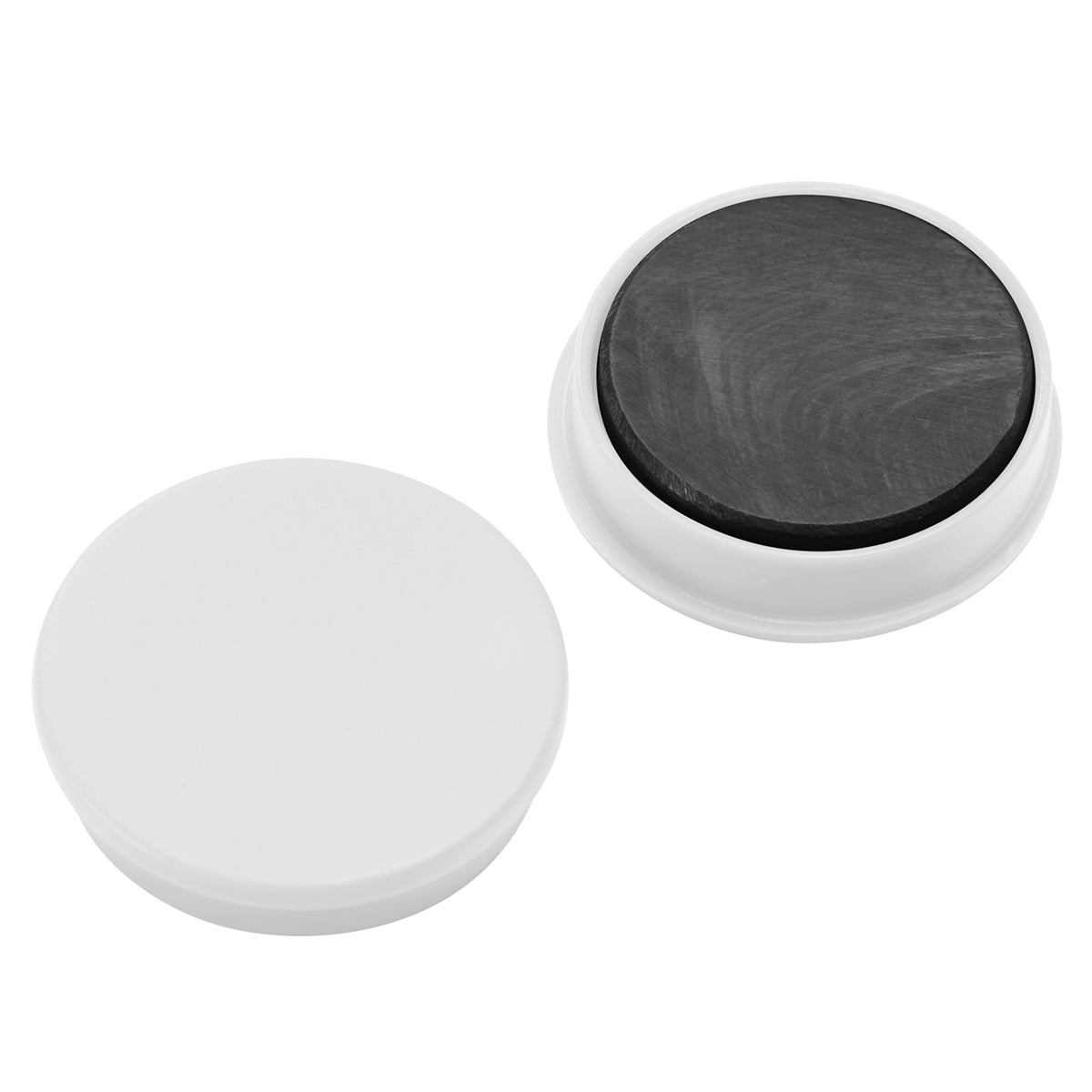 Magnet, rund weiß