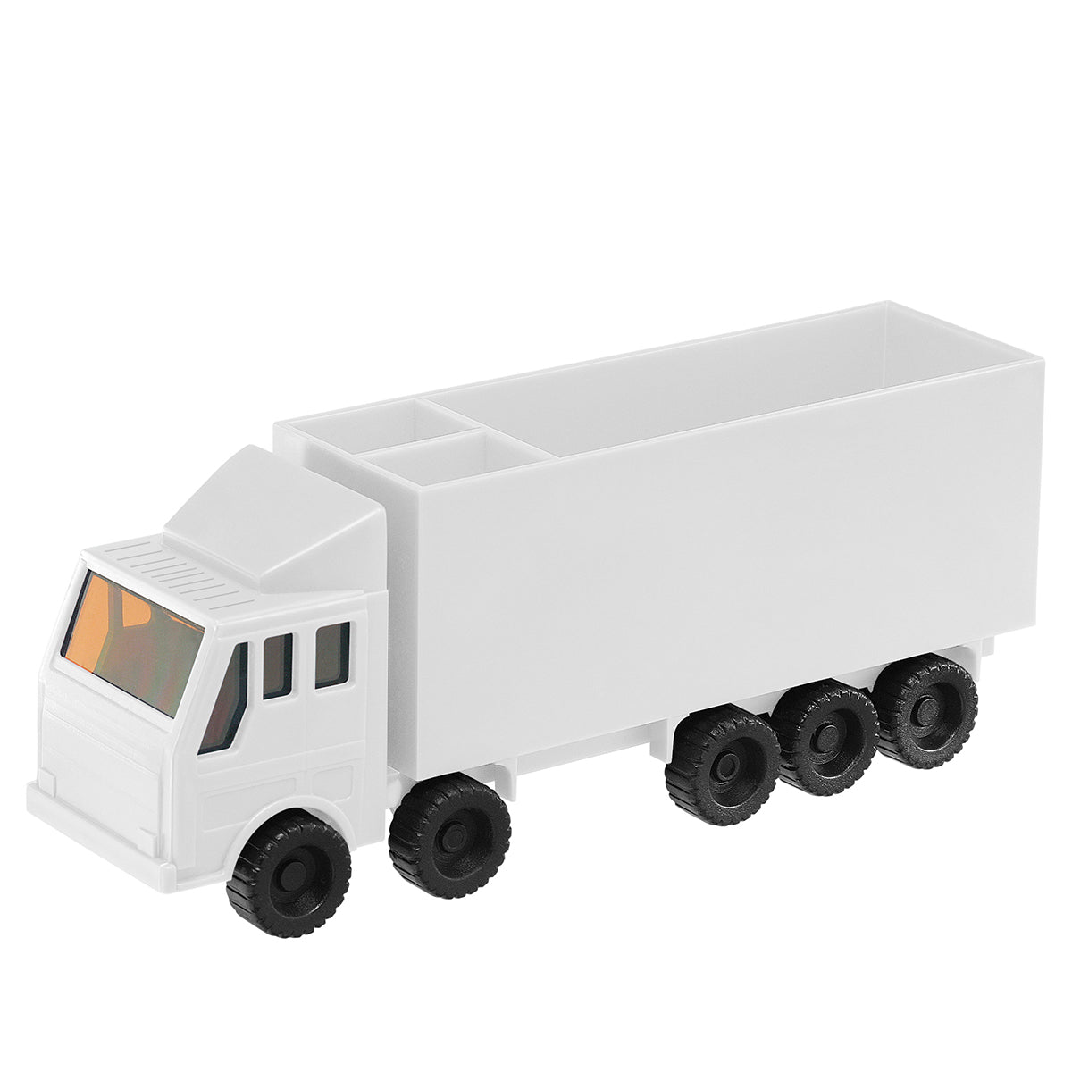 Zettelbox mit Köcher "LKW" weiß