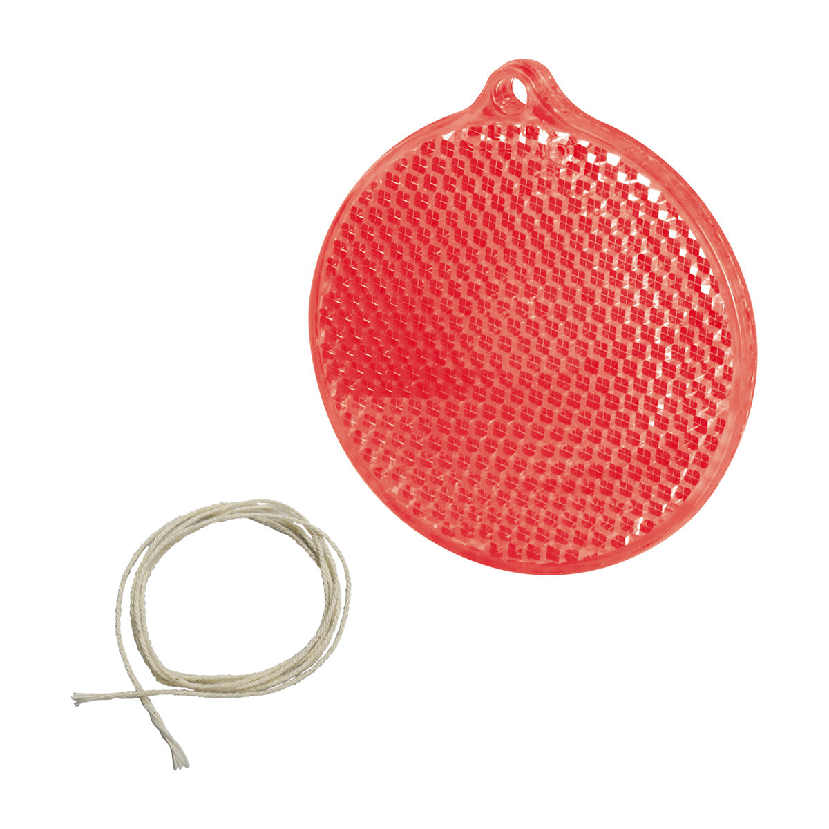 Sicherheits-Reflektor "Kreis" rot-transparent
