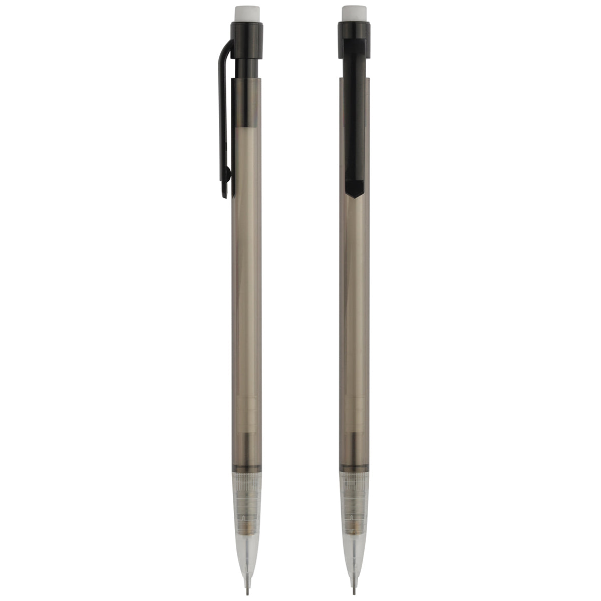 Druckbleistift "Pan" schwarz-transparent