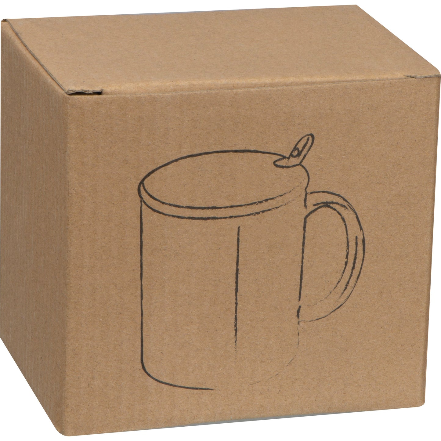 Keramiktasse mit Löffel und Bambusdeckel LOTHAR