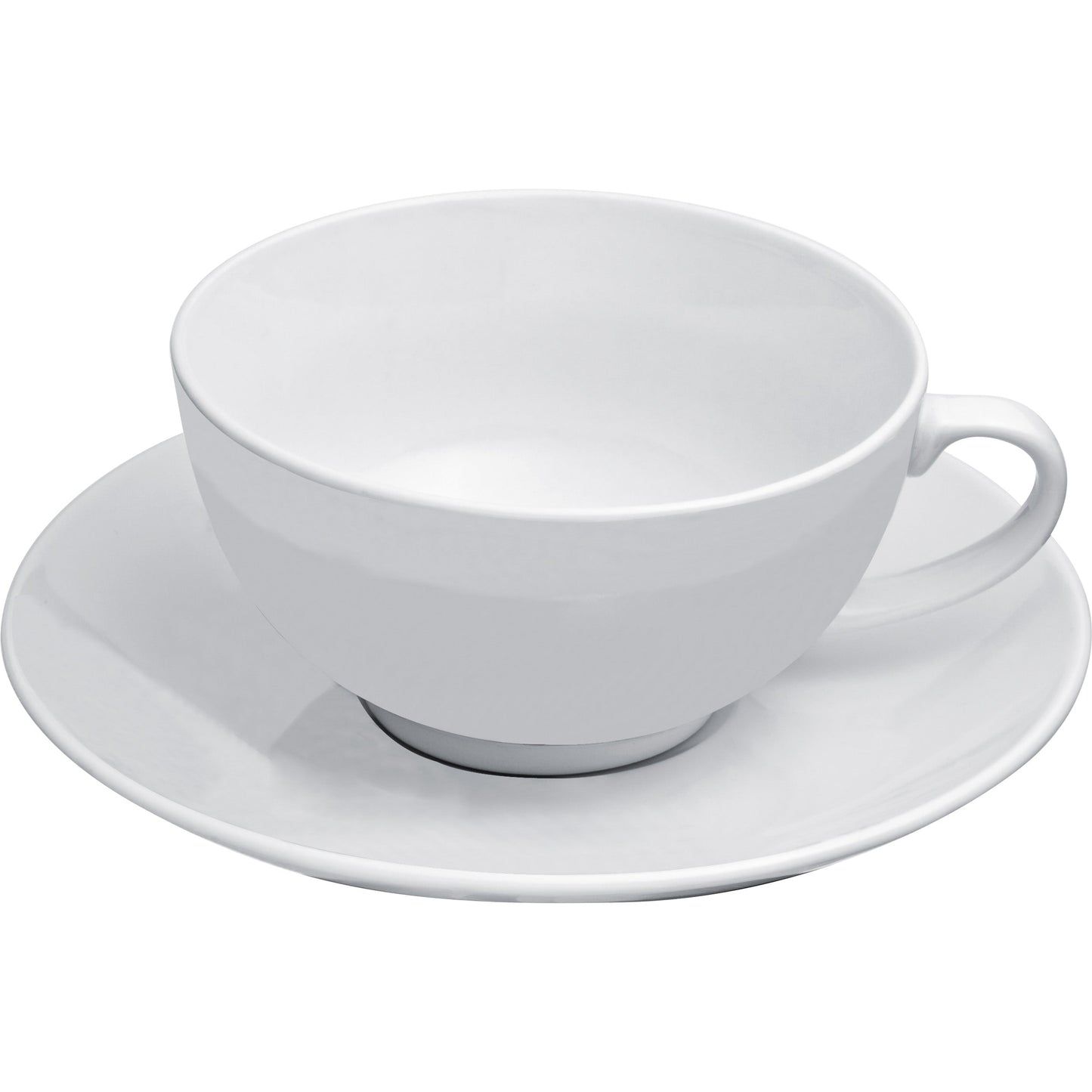 Teekanne mit Tasse und Untersetzer aus Porzellan ELIAS