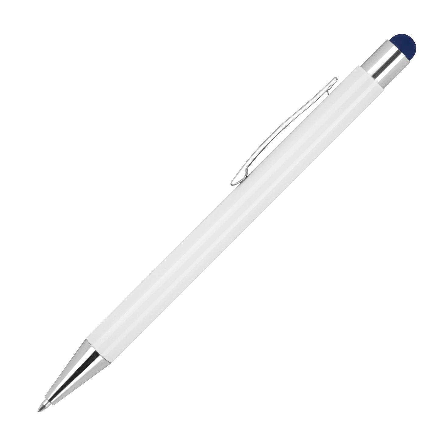 Kugelschreiber aus Aluminium mit gummierter Oberfläche JEAN