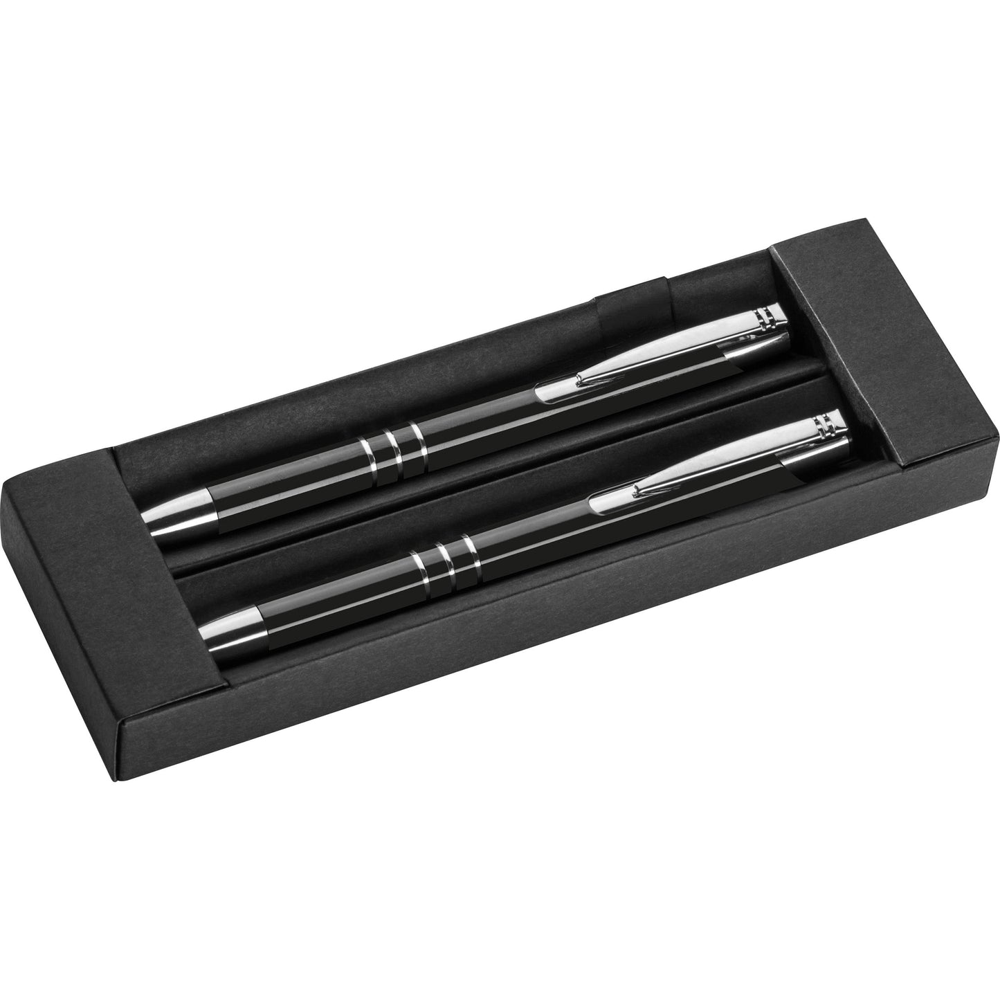 Schreibset mit Kugelschreiber und Druckbleistift aus Metall KELLY