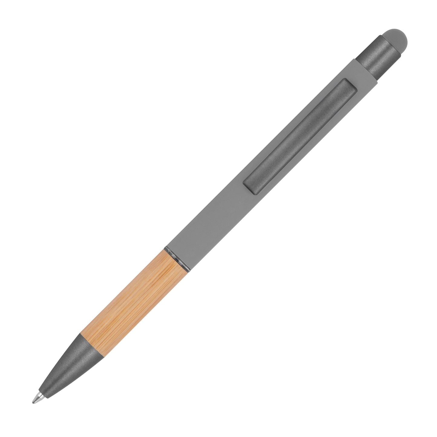 Kugelschreiber mit Griffzone aus Bambus BRYGIDA