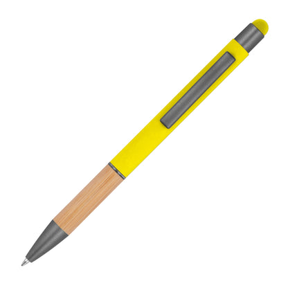 Kugelschreiber mit Griffzone aus Bambus BRYGIDA