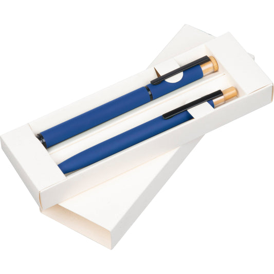 Schreibset aus recyceltem Aluminium RAFFAELE