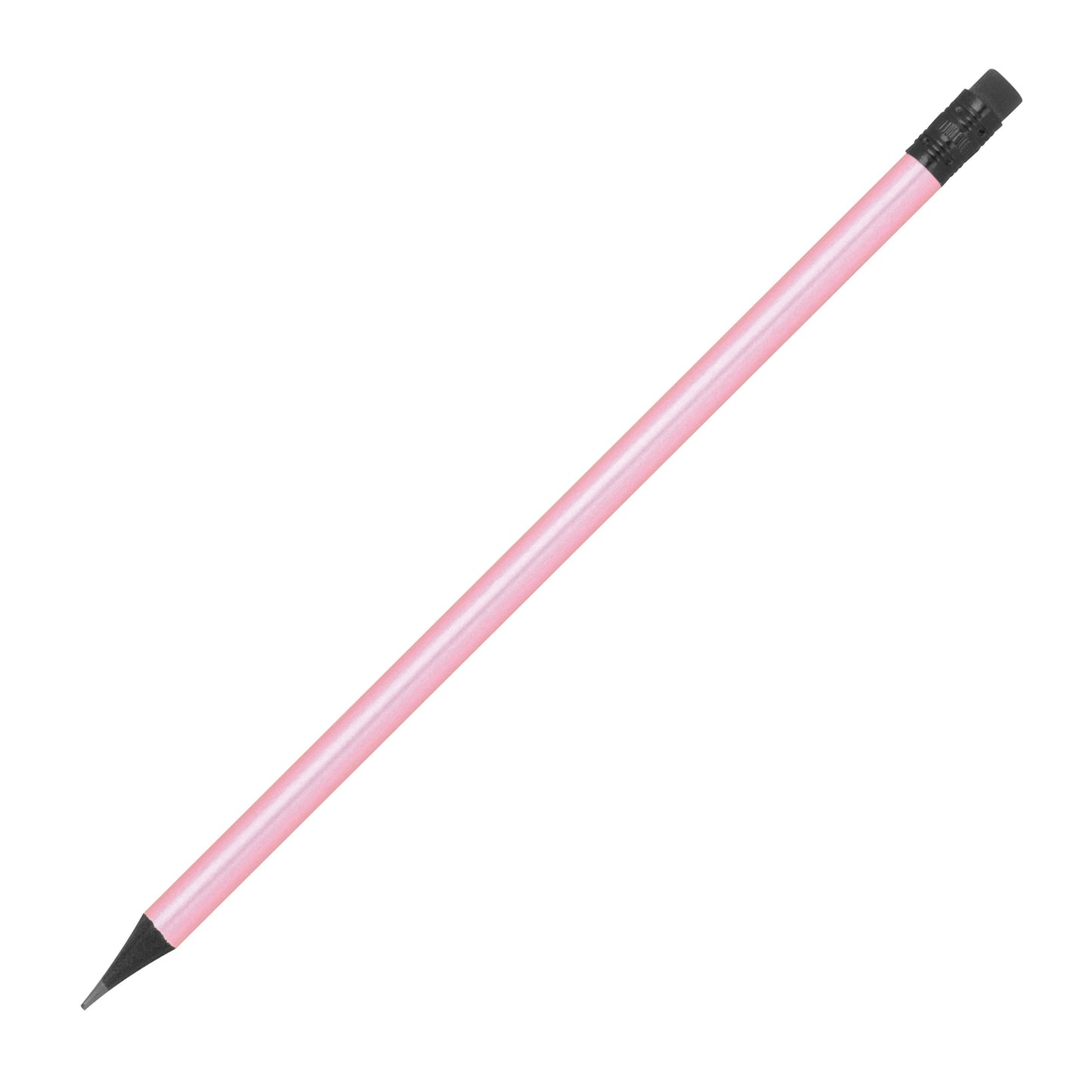 Bleistift mit Radiergummi in Metallic-Farben JAMES