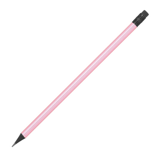 Bleistift mit Radiergummi in Metallic-Farben JAMES