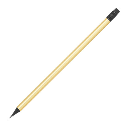 Bleistift mit Radiergummi in Metallic-Farben JAMES