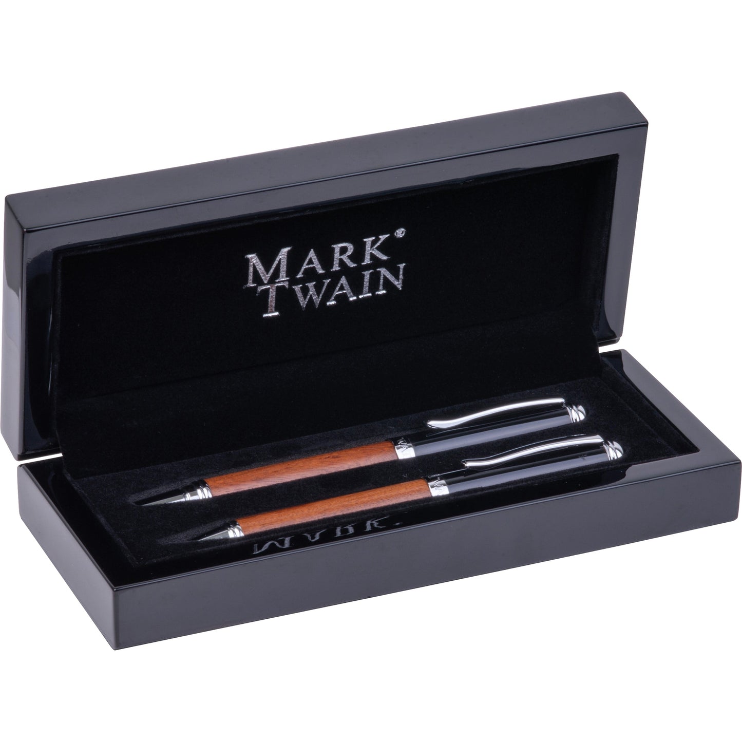 Mark Twain Holz Schreibset LORENZO