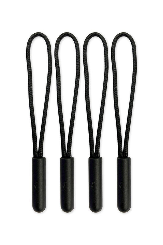 ZIPPER PULL CORDS SCHWARZ