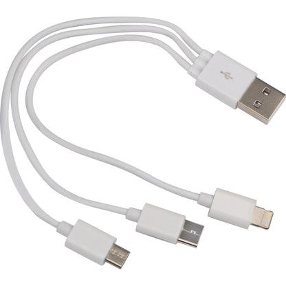 Kunststoffbox mit 3in1 USB Ladekabel BRITTANY