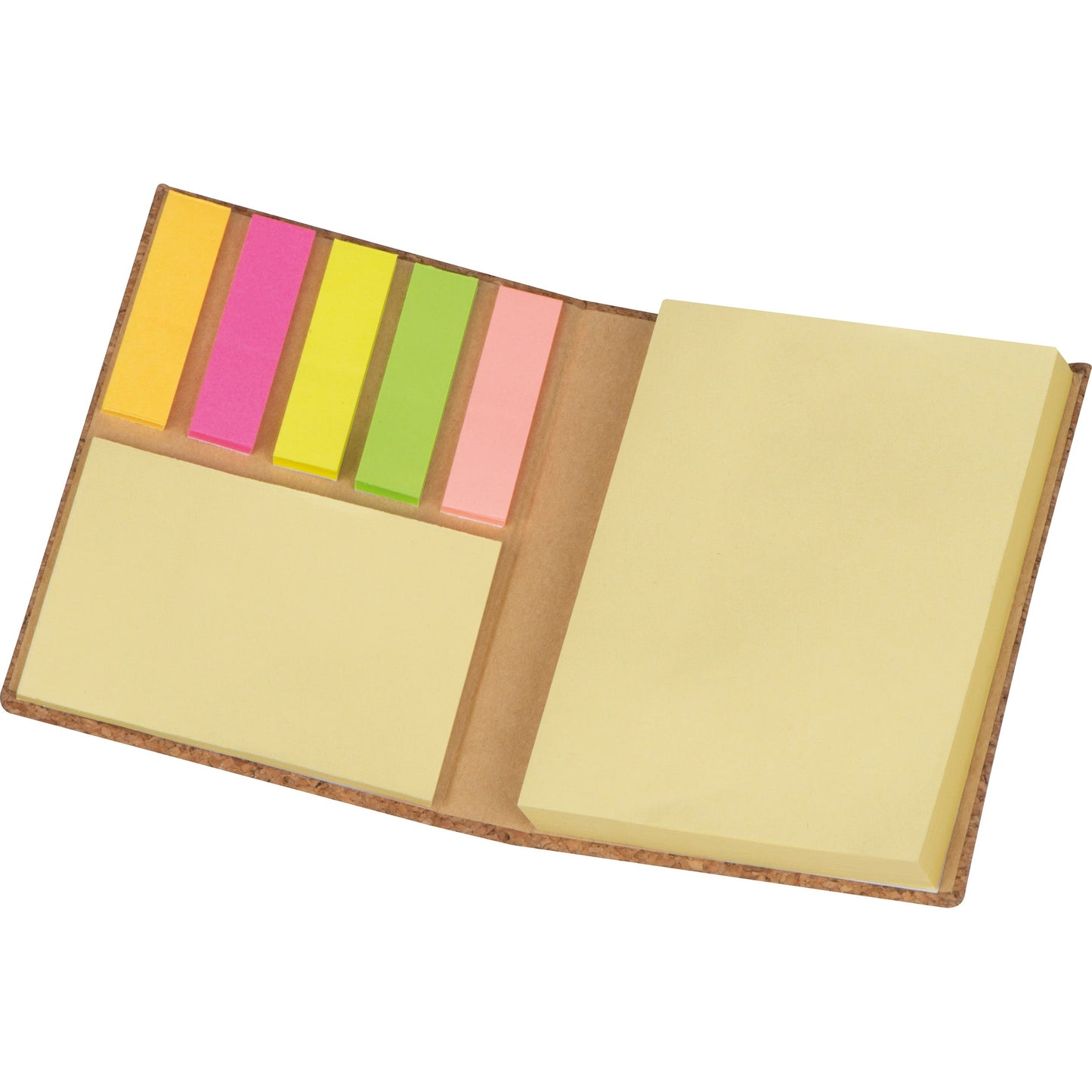 Haftmarker- und Haftnotizbuch mit Korkcover LORETTA