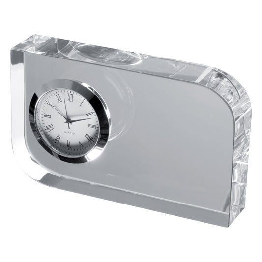 Glasblock mit Uhr GERALD