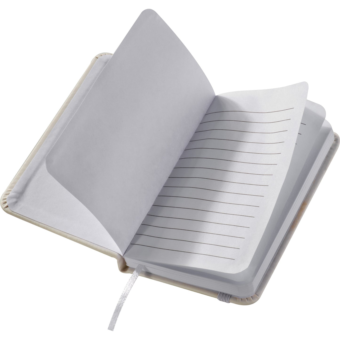 Notizbuch mit Lesebändchen und Gummibandverschluss ROMANA