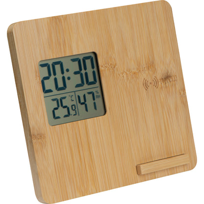 Wetterstation aus Bambus BRUNO