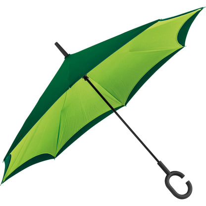 Umklappbarer Regenschirm aus 190T Pongee OLIVIA