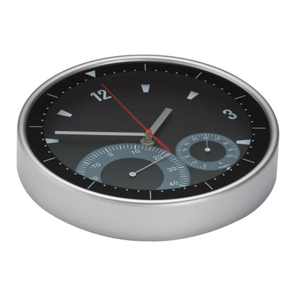 Wanduhr mit Hygro - und Thermometer GEORGE