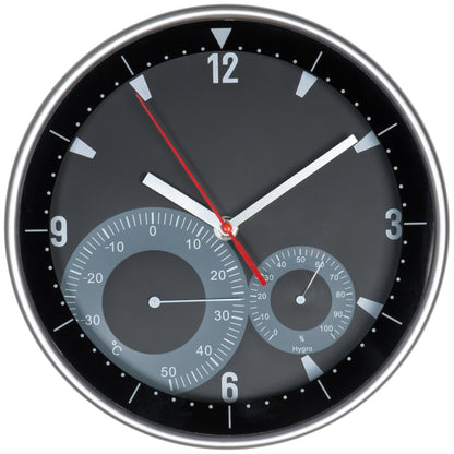 Wanduhr mit Hygro - und Thermometer GEORGE