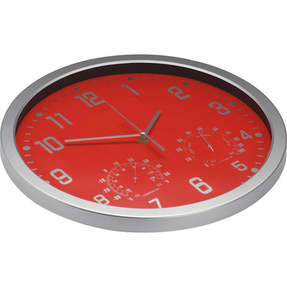 Wanduhr mit Hygro - und Thermometer MALCOLM
