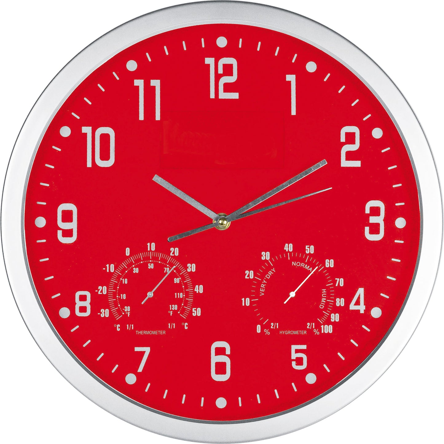 Wanduhr mit Hygro - und Thermometer MALCOLM