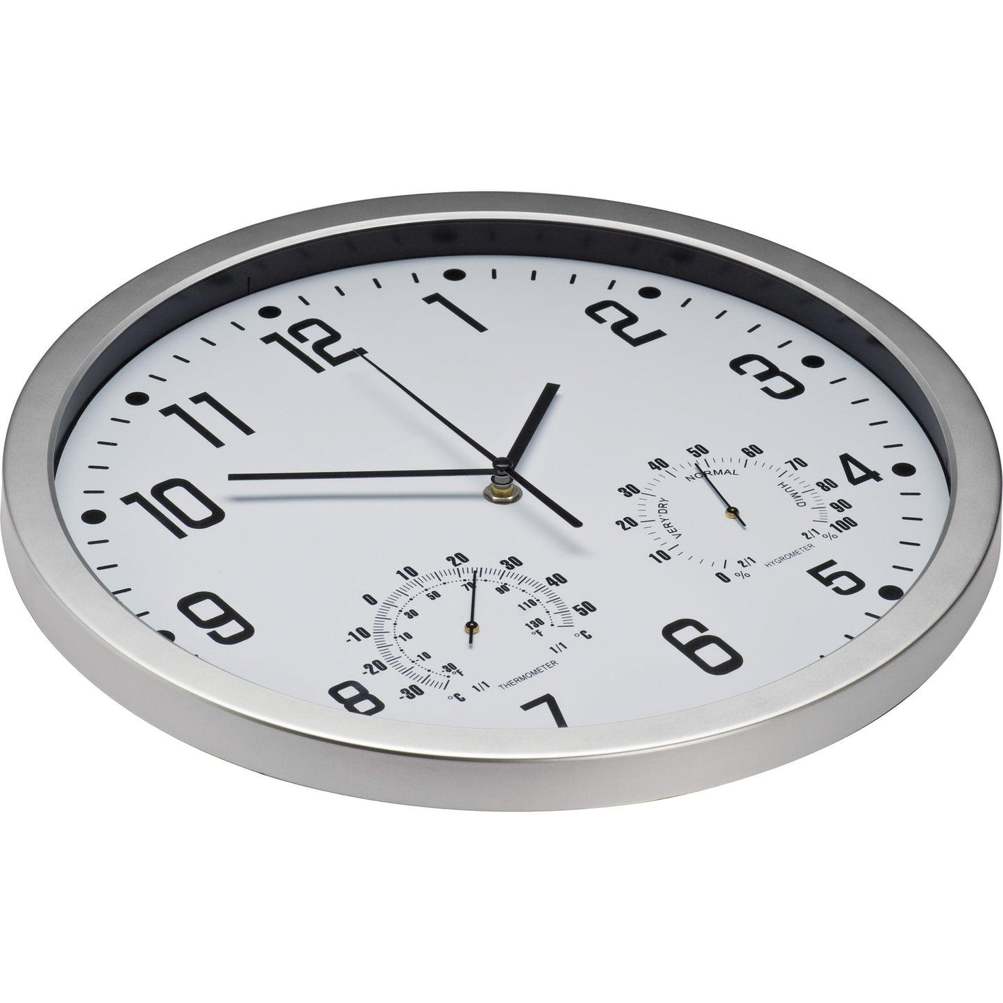Wanduhr mit Hygro - und Thermometer MALCOLM