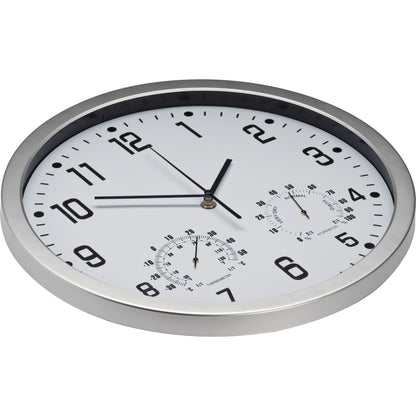 Wanduhr mit Hygro - und Thermometer MALCOLM