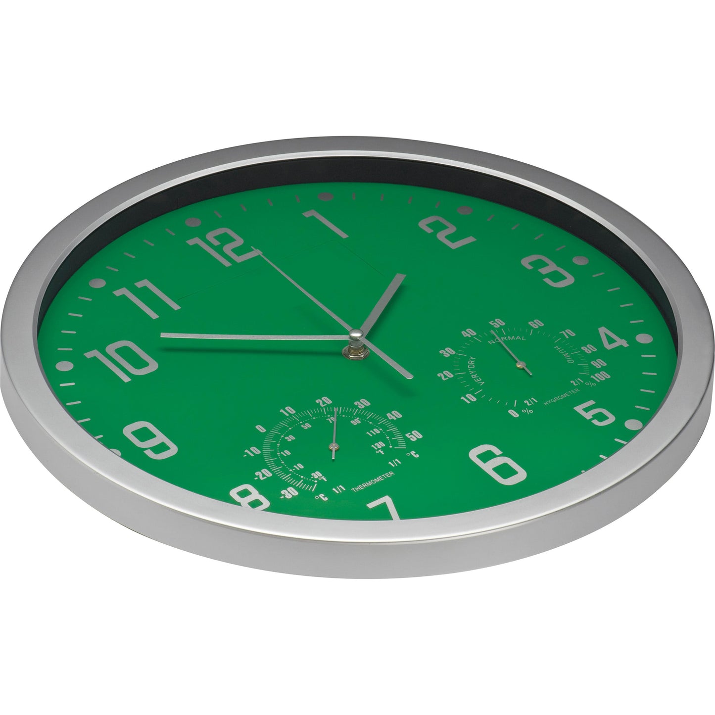 Wanduhr mit Hygro - und Thermometer MALCOLM