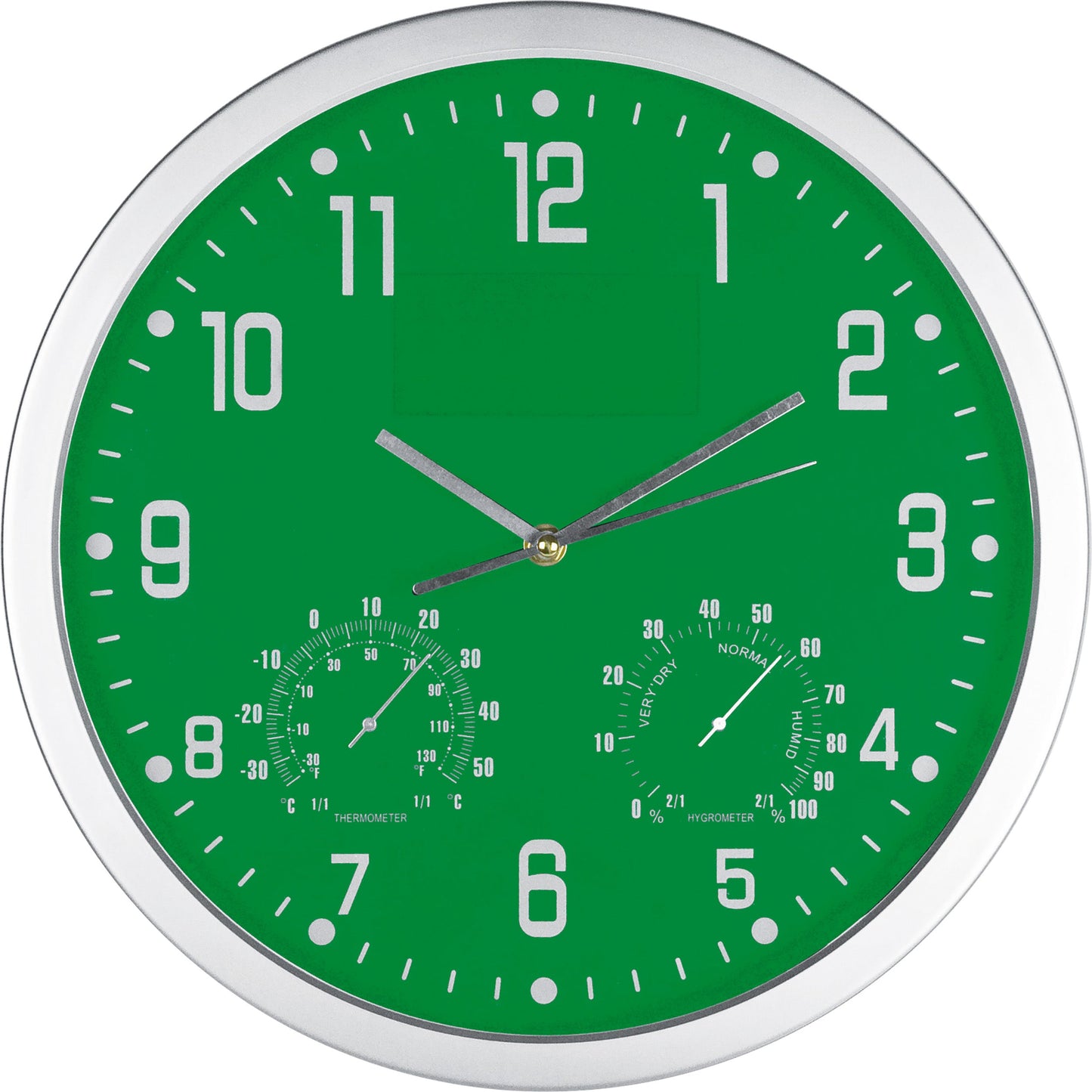 Wanduhr mit Hygro - und Thermometer MALCOLM