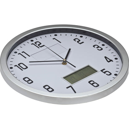Analoge Wanduhr mit Digitalanzeige FRED