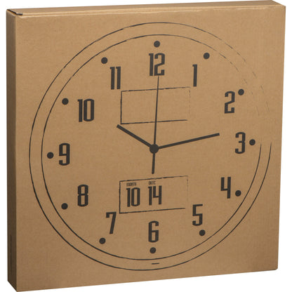 Analoge Wanduhr mit Digitalanzeige FRED
