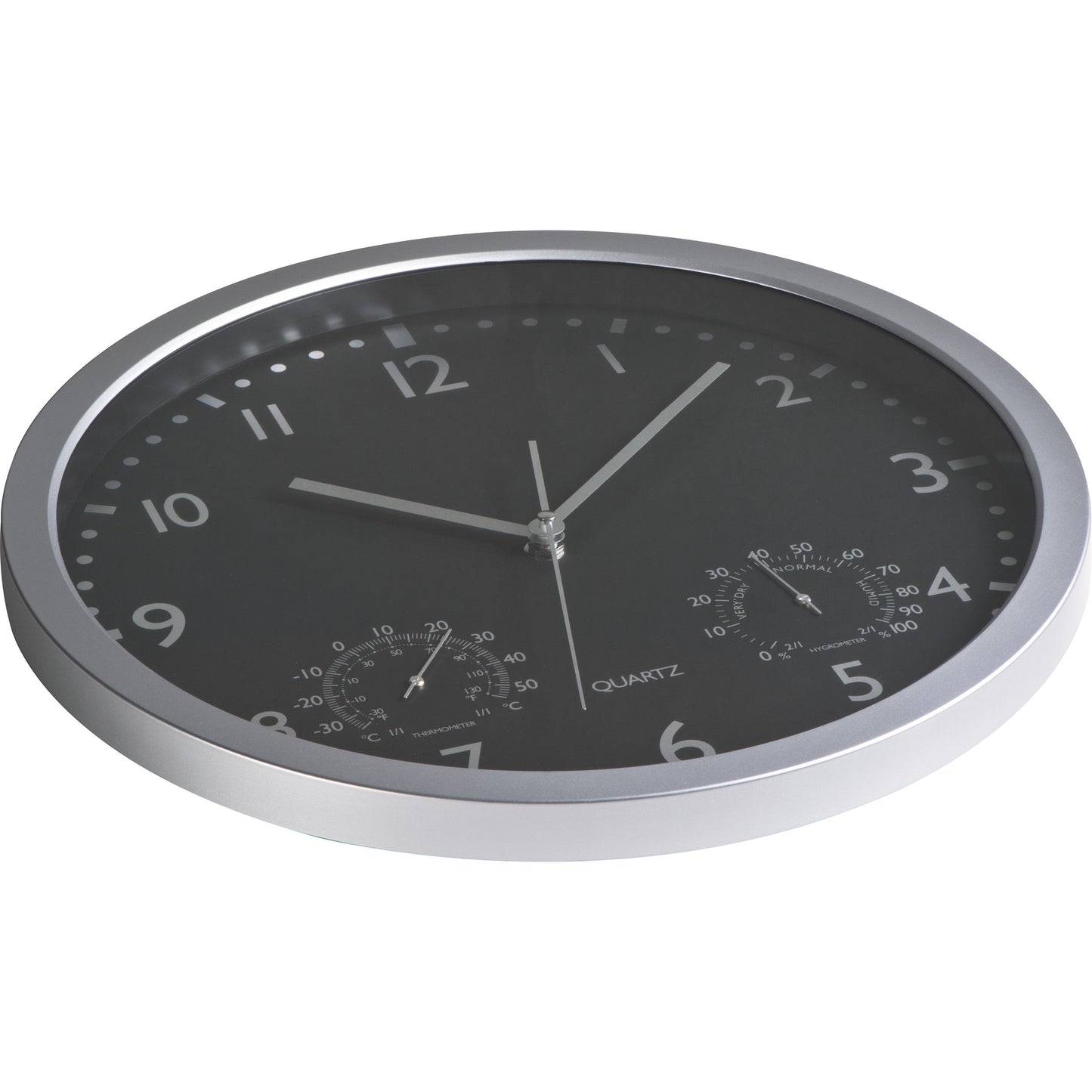 Wanduhr mit Hygro - und Thermometer LUIZA