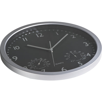 Wanduhr mit Hygro - und Thermometer LUIZA