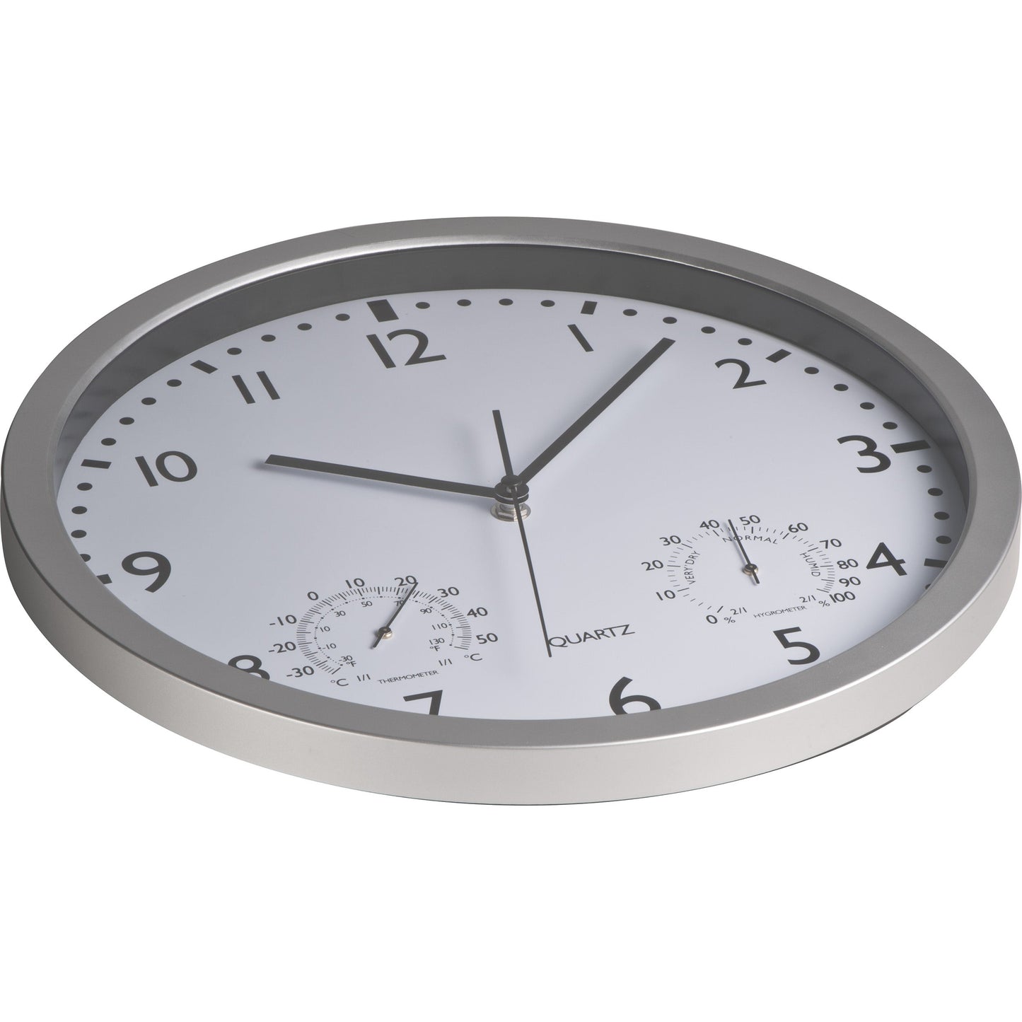 Wanduhr mit Hygro - und Thermometer LUIZA