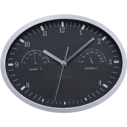 Wanduhr mit Hygro- und Thermometer HENRY