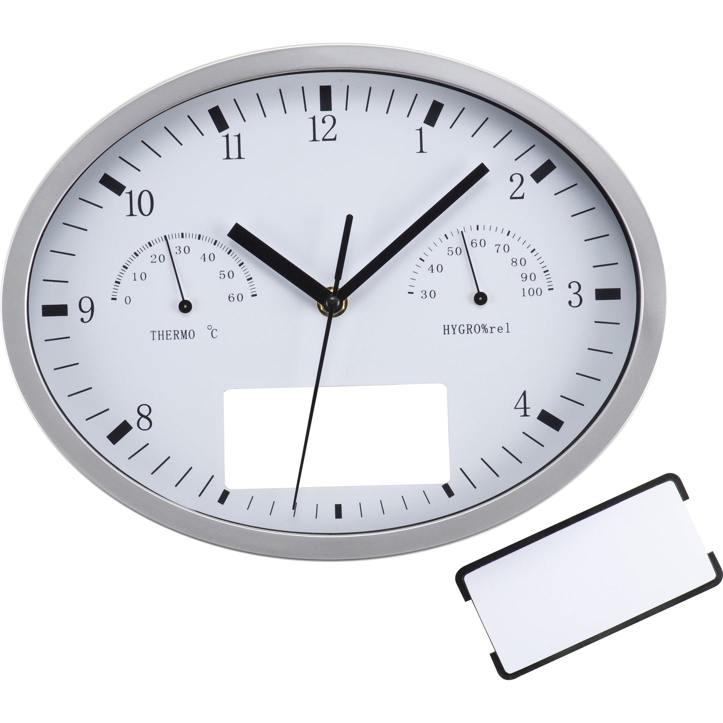 Wanduhr mit Hygro- und Thermometer HENRY