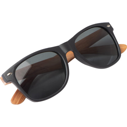 Sonnenbrille mit Bügeln in Bambusoptik GISELA