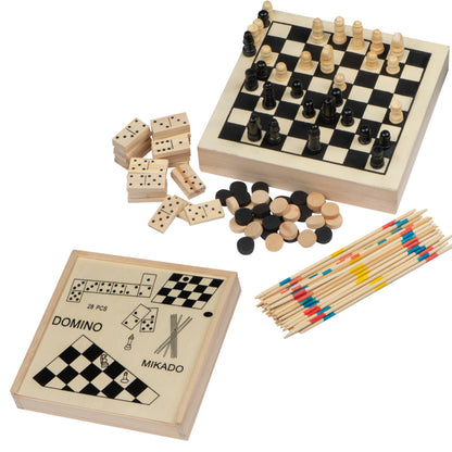 Spieleset in einer Holzbox WINIFRED