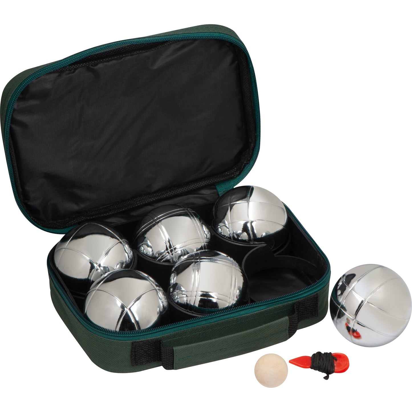 Boules Spiel mit 6 Metallkugeln MAY