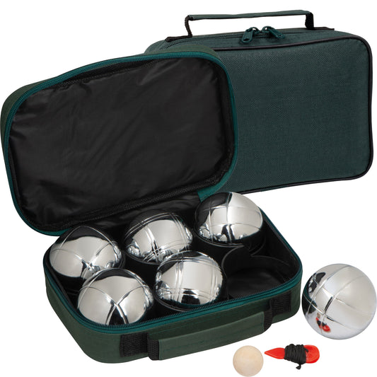 Boules Spiel mit 6 Metallkugeln MAY