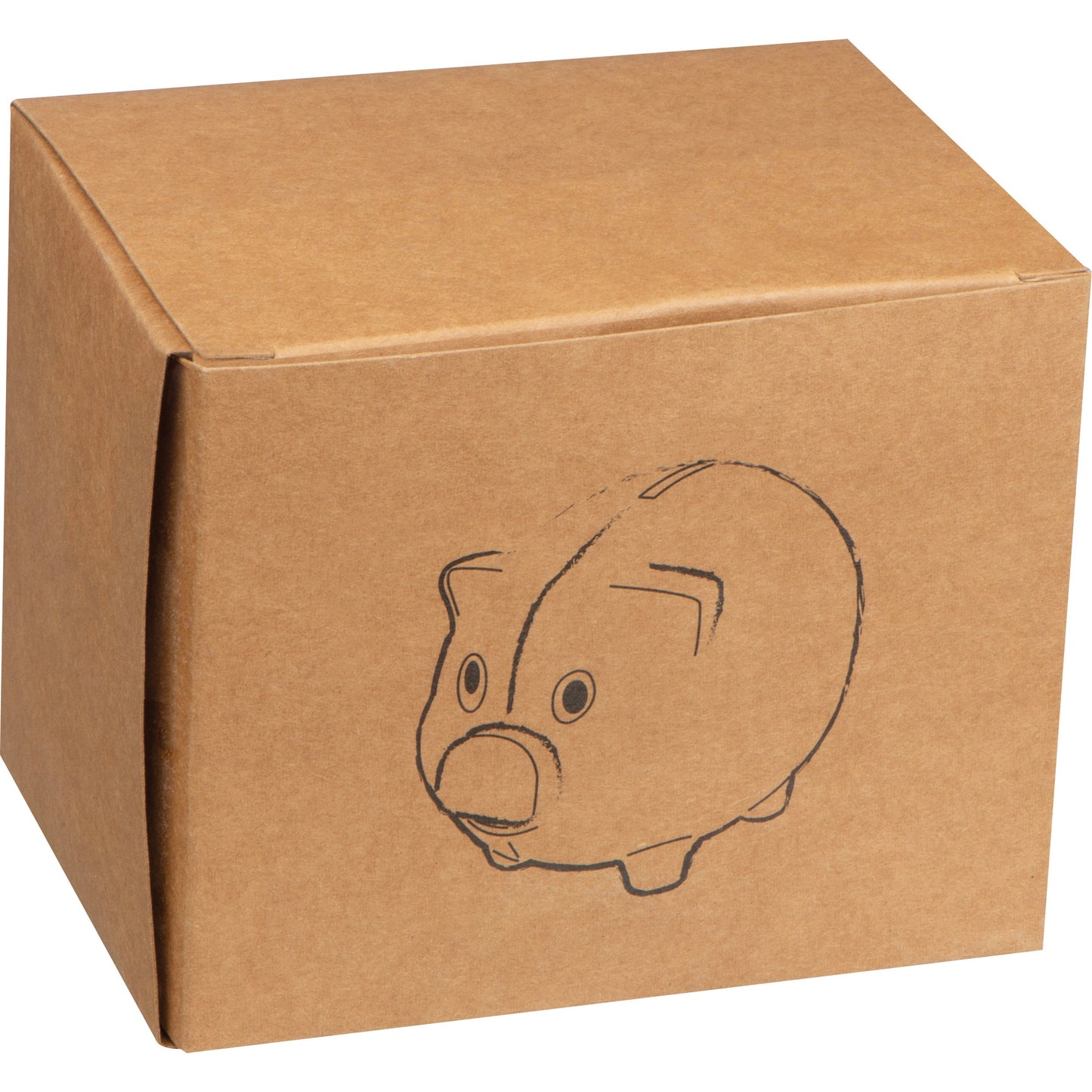 Transparentes Sparschwein TRUDY