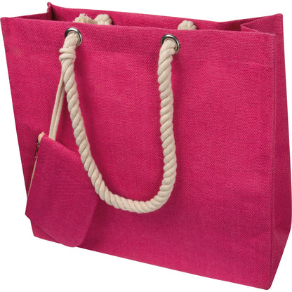 Jutetasche mit Kordelgriffen MILDRED