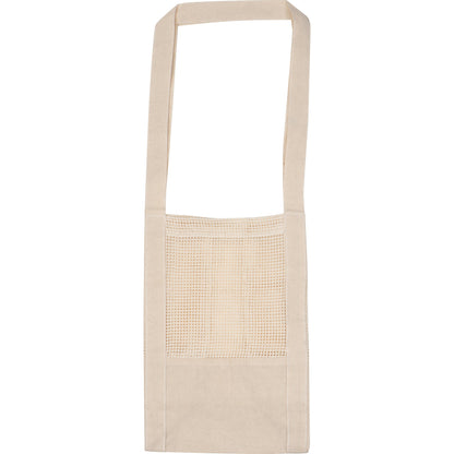 Baumwolltasche mit gehäkeltem Mittelteil BENEDIKT