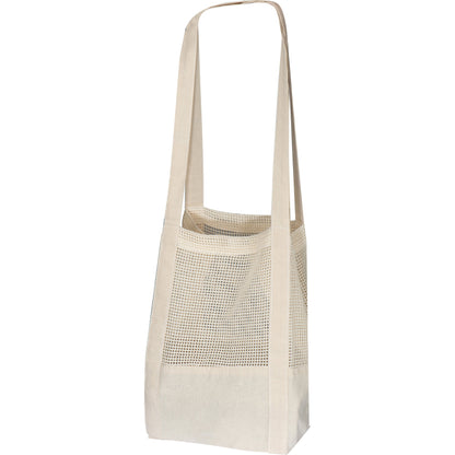 Baumwolltasche mit gehäkeltem Mittelteil BENEDIKT