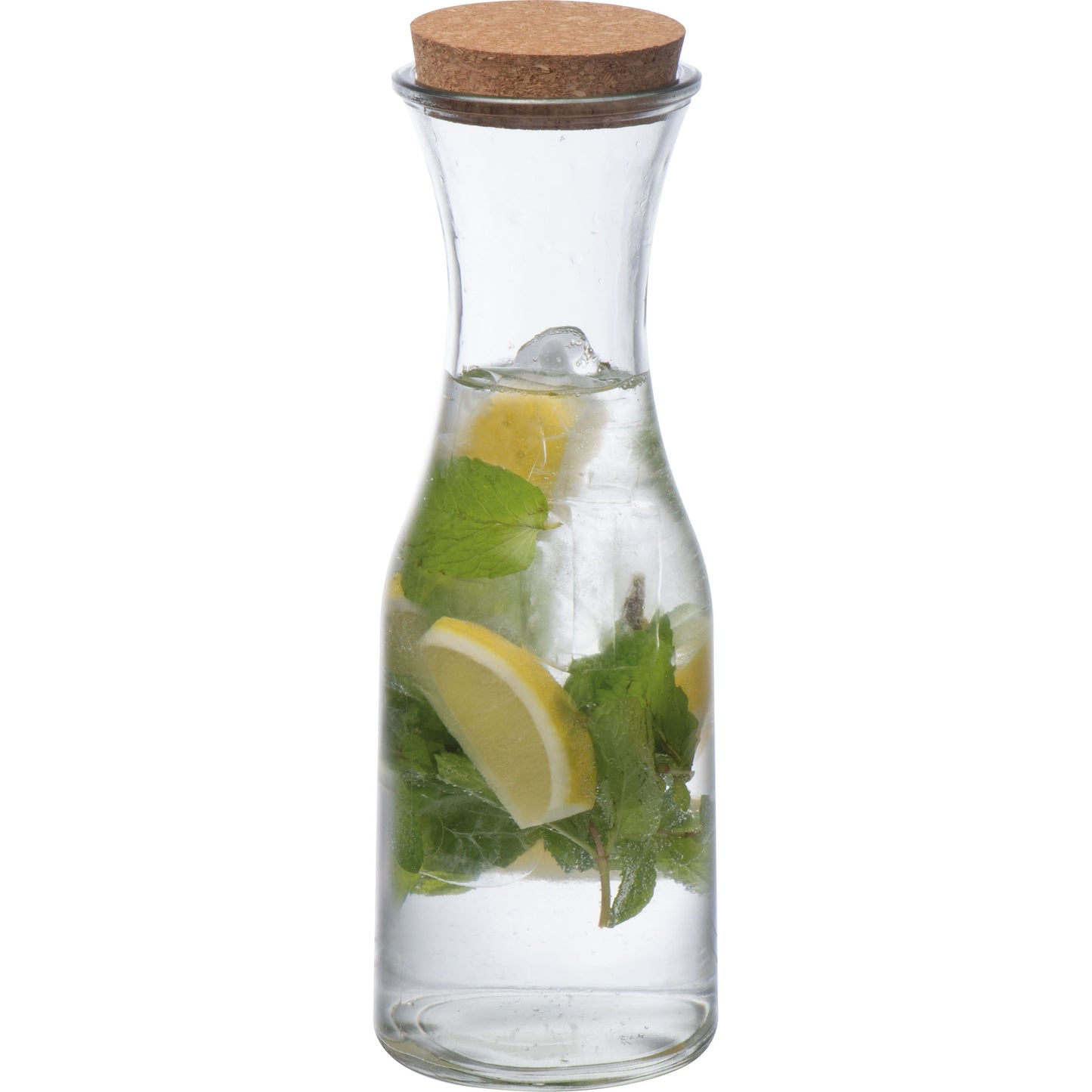 Glasflasche mit Korkdeckel NIKODYM