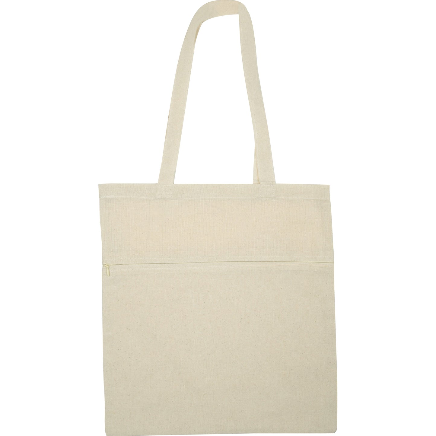 Baumwolltasche mit Reißverschlussfach NORBERT